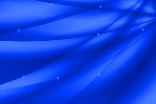 Blue abstract wave glowing background