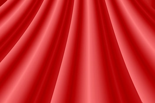 Red abstract curve background