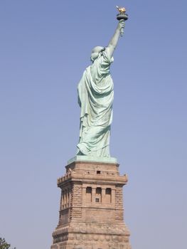 Statue of Liberty at Liberty Island in New York City (USA)