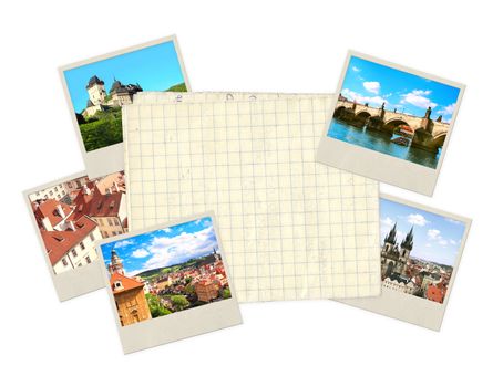 Memories of Czech. Old photos and paper