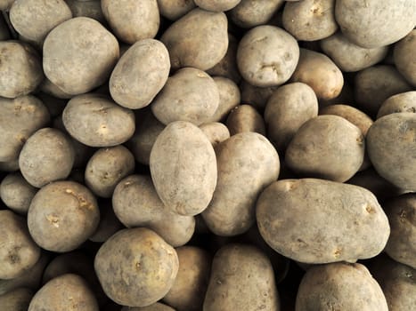 Fresh Potatoes Background

