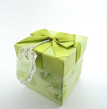 Green box isolated