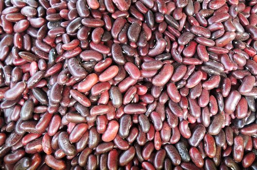 Red beans texture closeup detail
