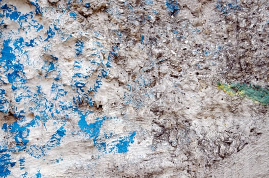 painted grunge dirty rough surface wall background closeup.