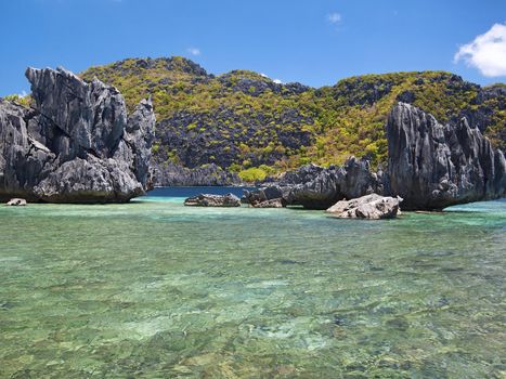Untouched nature in El Nido, Palawan, Philippines