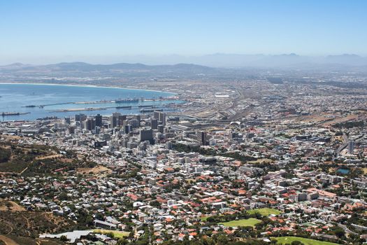 View of Cape Town from Lions Head, South Africa