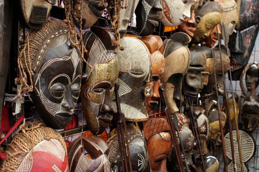 Many African Masks