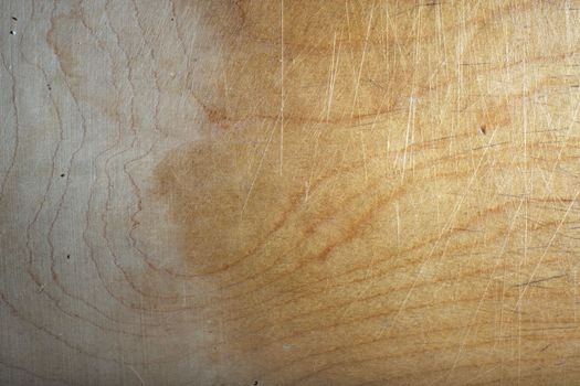 Close-up photo of the scratched wooden texture