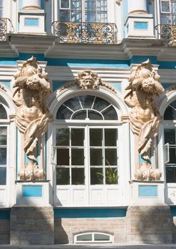 The Catherine Palace, located in the town of Tsarskoye Selo (Pushkin), St. Petersburg, Russia