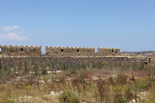 Ruins  of the Medieval Castle near Antimachia village