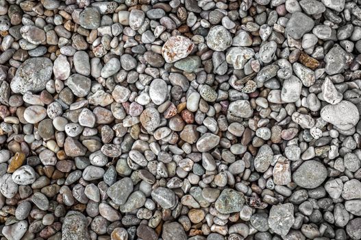 Beautiful Pebble stones at the sea