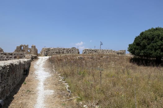 Ruins  of the Medieval Castle near Antimachia village