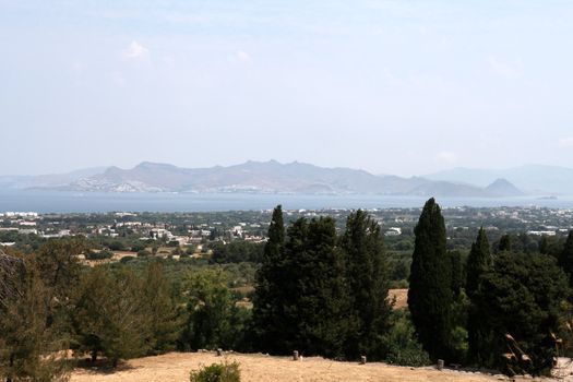 Asklepion place on the island of Kos where Hippocrates has built one of the first hospitals in the European civilization