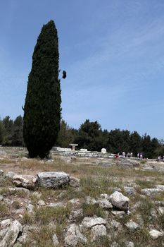 Asklepion place on the island of Kos where Hippocrates has built one of the first hospitals in the European civilization