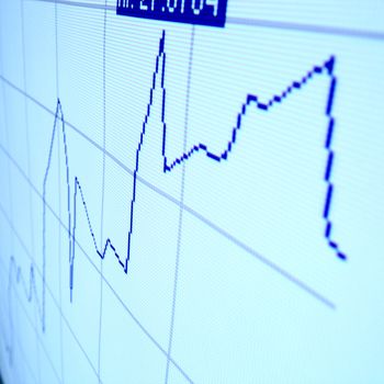financial graph of investment growth