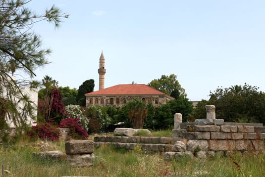 the ruins of the ancient agora on Kos Island, Dodecanese