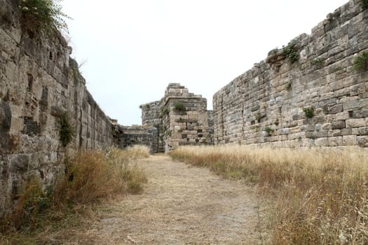 Fortress of the Knights of Saint John of Rhodes on Kos island, Greece 

