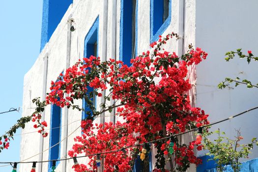 Traditional colors for Greek architecture
