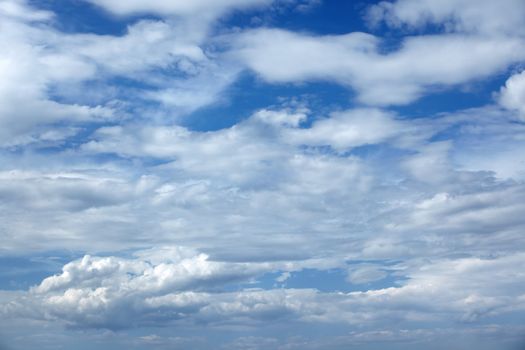 Sky with clouds. Natural light and colors