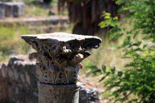 the ruins of the ancient agora on Kos Island, Dodecanese