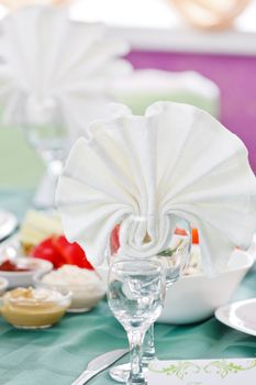 Wedding table setting 