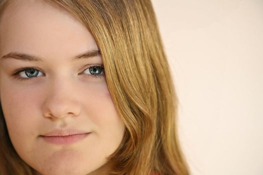 Scandinavian Girl portrait in studio