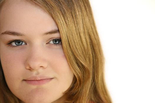 Scandinavian Girl portrait in studio