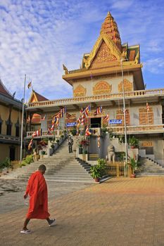 Wat Ounalom, Sisowath Quay, Phnom Penh, Cambodia