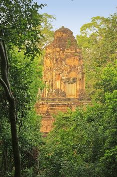 Baksei Chamkrong temple, Angkor area, Siem Reap, Cambodia