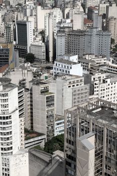 Skyline of Sao Paulo, Brazil, South America.