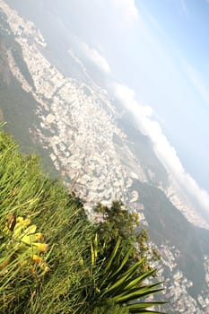 Panoramic view over Rio de Janeiro, Brazil, South america.