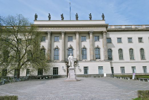Main building of Humboldt University in Berlin's "Mitte" district (Unter den Linden boulevard)