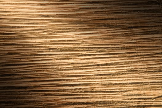 Texture of Rough-Cut Timber Wood Lit Diagonally