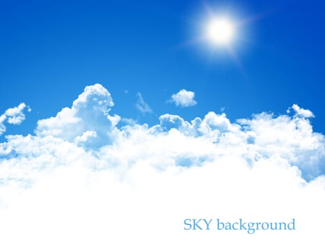 blue sky background