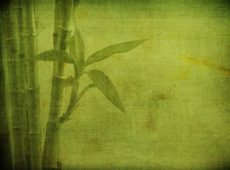 grunge bamboo background