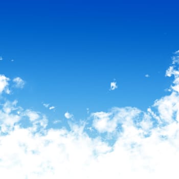 Nice white cloud on the sky
