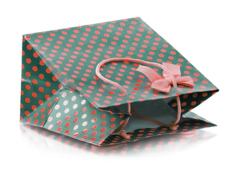 Beatiful shopping bag isolaten on white background