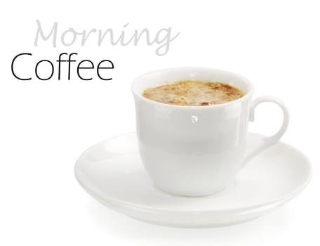 Coffee collection - Espresso Cup. Isolated on white background