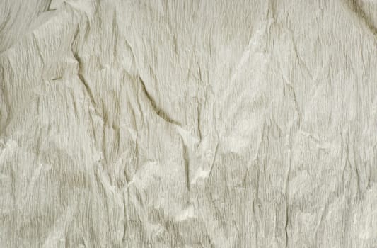 Crumpled light gray paper