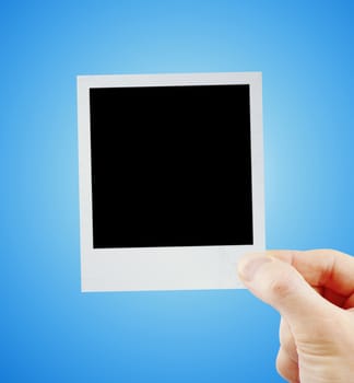 Photo (instant) isolated on white background