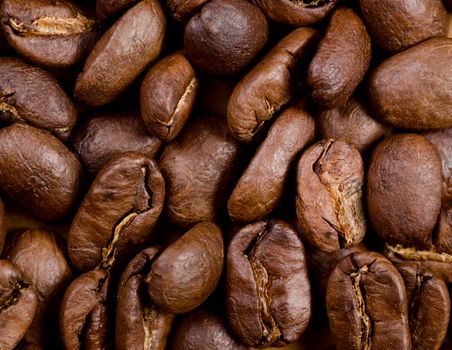 Coffee beans background