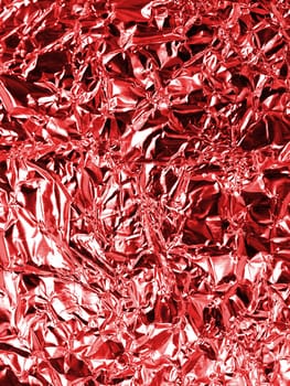 An image of a close up shot of foil