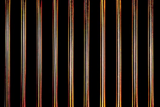 metallic lines on a black backgound