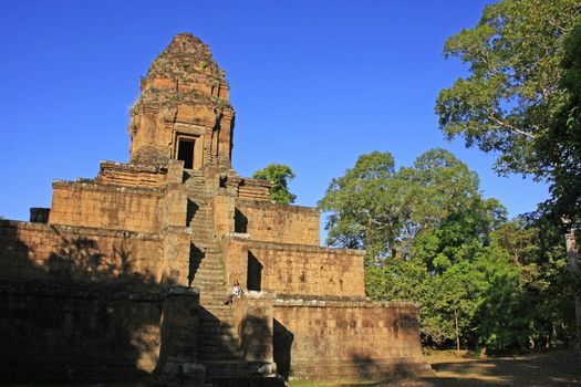 Baksei Chamkrong temple, Angkor area, Siem Reap, Cambodia