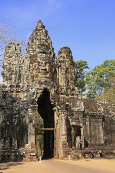 South Gate of Angkor Thom, Angkor area, Siem Reap, Cambodia