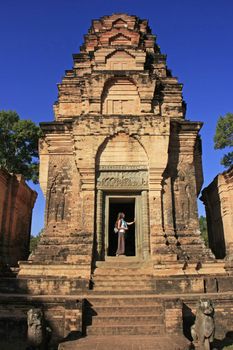 Prasat Kravan temple, Angkor area, Cambodia