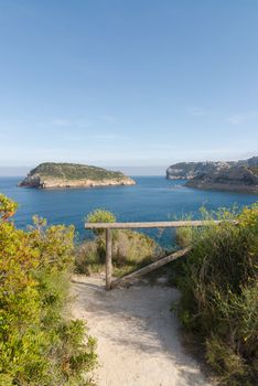 A view of Javea Bay in Costa Blanca, Spain