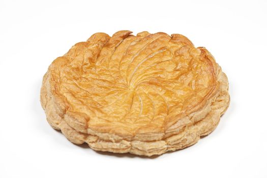 epiphany cake on white background