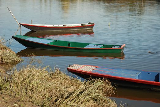 boat on a river