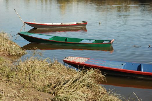 boat on a river